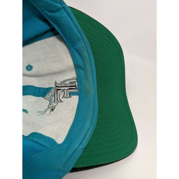 Vintage 90's Florida Marlins Hat Cap Baseball MLB Twins Enterprise Snapback - Picture 9 of 10